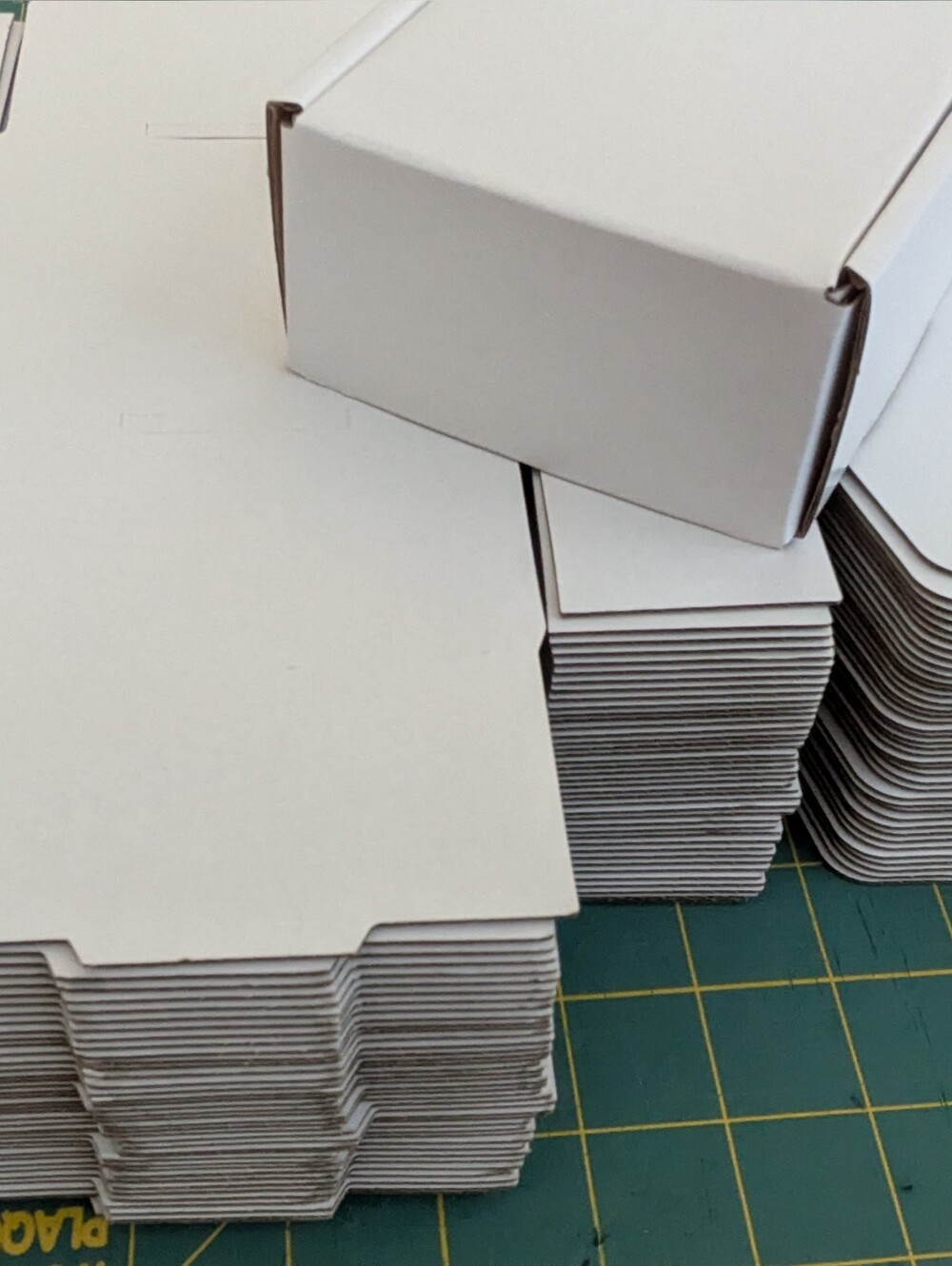 Small White Gift/Mailing Boxes 4x4x2" Study Cardboard - Pack of 40 New